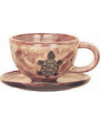 Desert Turtle Latte Mug by   