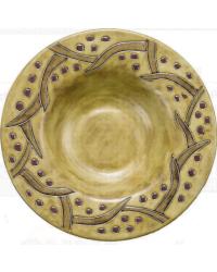 12in Pasta Plate - Grape Vines by   