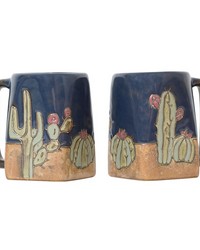 Cactus Square Bottom Mug by  Stroheim 