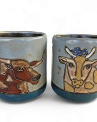 Longhorns Round Mug by   