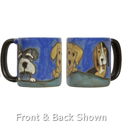 Mara Puppy Eyes Stoneware Mug new 2023 610A2  Round Mugs 
