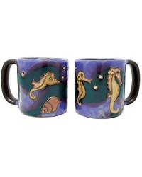 Ocean Life Stoneware Mug by   