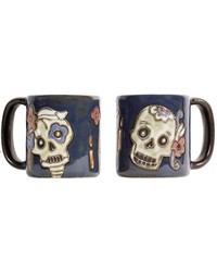 Day Of The Dead Stoneware Mug by  Barrow 