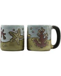 Sea Floor Corral Stoneware Mug by   
