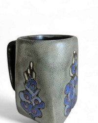 Bluebonnets Square Bottom Mug by  Stroheim 