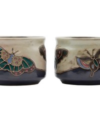 Butterfly Blue Stackable Mug by   