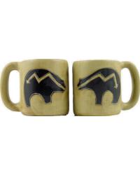 Fetish Bear Round Stoneware Mug by   