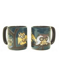 Owls on Branch Round Mug by   