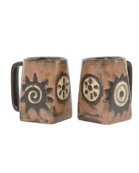 Native Symbols Stoneware Mug by   