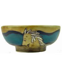Horses Small Serving Bowl by  Greenhouse Fabrics 