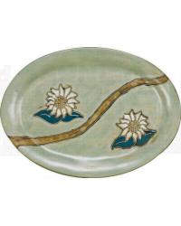 Sunflower 13in Oval Serving Platter by   