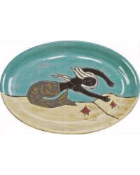 Mermaids 16in Oval Serving Platter by   