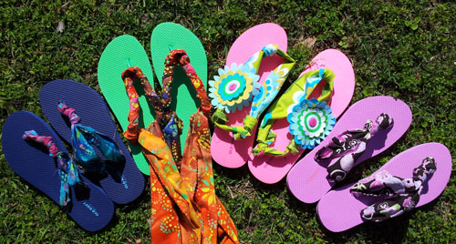 How To Make Flip Flops - DIY Projects - Step-by-Step Instructions ...