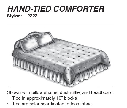 Custom Made Hand-Tied Comforter