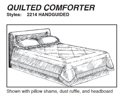 Custom Made Quilted Comforter