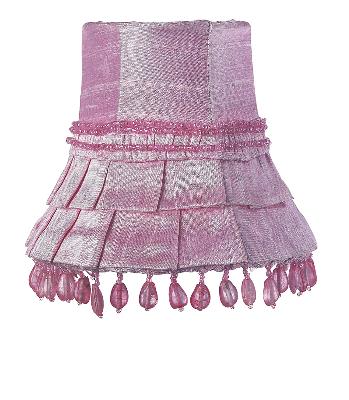  2164 Chandelier Shade - Skirt Dangle Chandelier Shade - Skirt Dangle - Pink