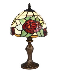 Indian Rose Accent Lamp Antique Bronze by   