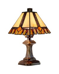 Castle Cut Accent Lamp Antique Bronze by   