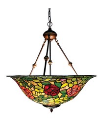 Rosebush Inverted Pendant Dark Brown by  York Wallcovering 