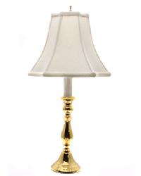 Candlestick Lamp-White by   