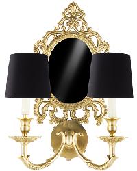 Narcissus II Traditional Sconce Light w/Mirror by   