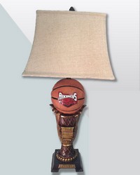 Arkansas Razorbacks Basketball Lamp by  Menagerie 
