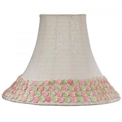 jubilee,jubilee lighting,lamp shades,shades,light shade,lampshades,lamps shades Pink Green Flower Border Medium Shade