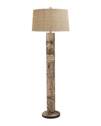 Aspen Bark Floor Lamp by   
