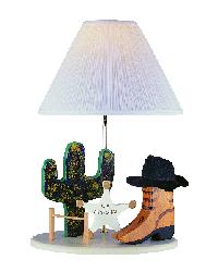Cowboy Lamp by   