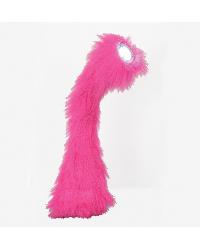 Nessie Table Lamp LONG Fur - Hot Pink by   