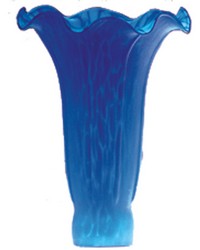 4in W X 6in H BLUE POND LILY SHADE 10165 by   
