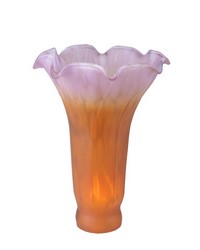 4in W x 6in H Amber Purple Lily Shade 10177 by   