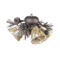 Jadestone Delta 4 Lt Fan Light Fixture 105716 by   