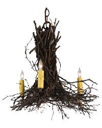 Twigs 3 Light Chandelier 112367 by   