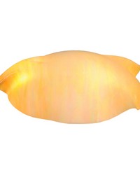 16in W Metro Beige Iridescent Organic Art Glass Shade 113945 by   