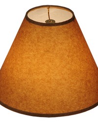 10in W X 7in H Taos Brown Parchment Shade 116421 by   