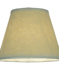 5in W X 4in H Aged Celadon Beige Parchment Shade 116558 by   