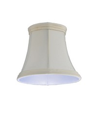 5in W X 4.5in H Trumpet Cream Fabric Shade 116568 by   