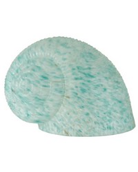 5in W X 6in L TEAL DAPPLE SNAIL SHADE 11693 by  Grey Watkins 