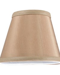 5in W X 4in H Faille Taupe Shade 117279 by   