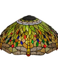 18in W Tiffany Hanginghead Dragonfly Shade 118846 by   