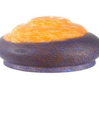 14in W X 6in H ORANGE BLUE PATEDEVERRE 3 TIER SHADE 12201 by   