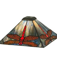 13in  Square Prairie Dragonfly Shade 12203 by   