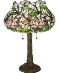 Dragonfly Flower Table Lamp 125091 by   