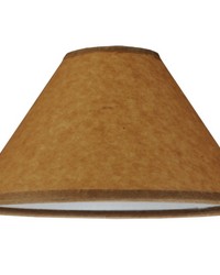 8in W X 4.25in H Taos Brown Parchment Shade 126029 by   