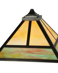 19.25in Sq in Tin  Mission Shade 132408 by   