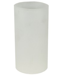 3in W Cylindre Frosted Clear Glass Shade 132669 by   
