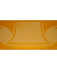 5.25in H X 14in W Metro Fusion Amber Glass 134803 by   