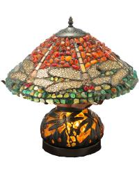 Dragonfly Polished Jasper Lighted Base Table Lamp 138102 by   