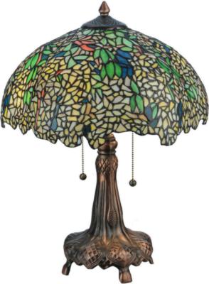 Victorian Tiffany Floral TIFFANY REPRODUCTIONS Tiffany Laburnum Table Lamp